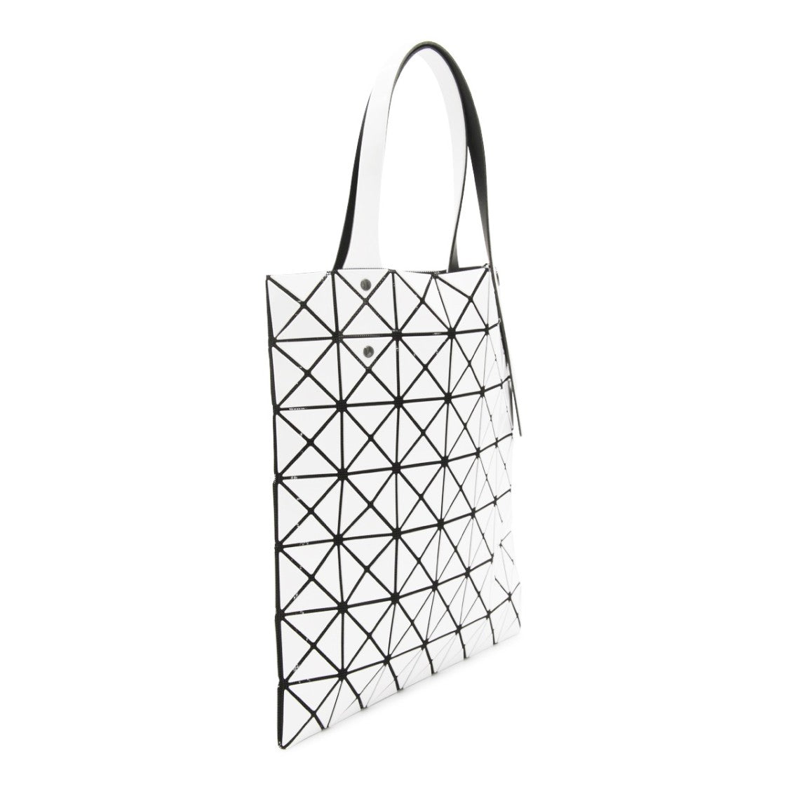 Bao Bao Issey Miyake Geometric White Bag With Tessellated Surface
