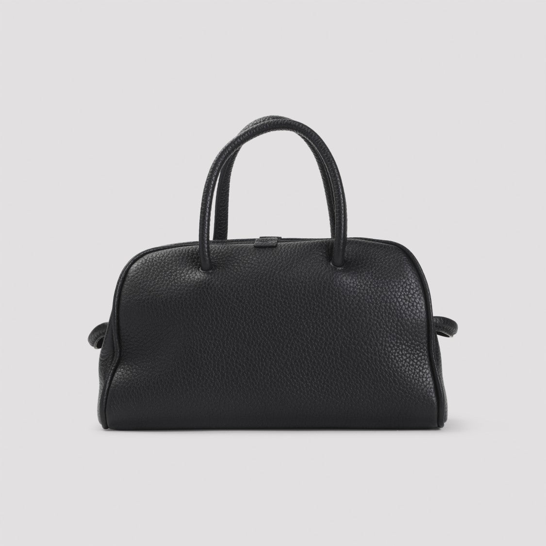 Jacquemus Black Grained Leather Le Petit Turismo Handbag