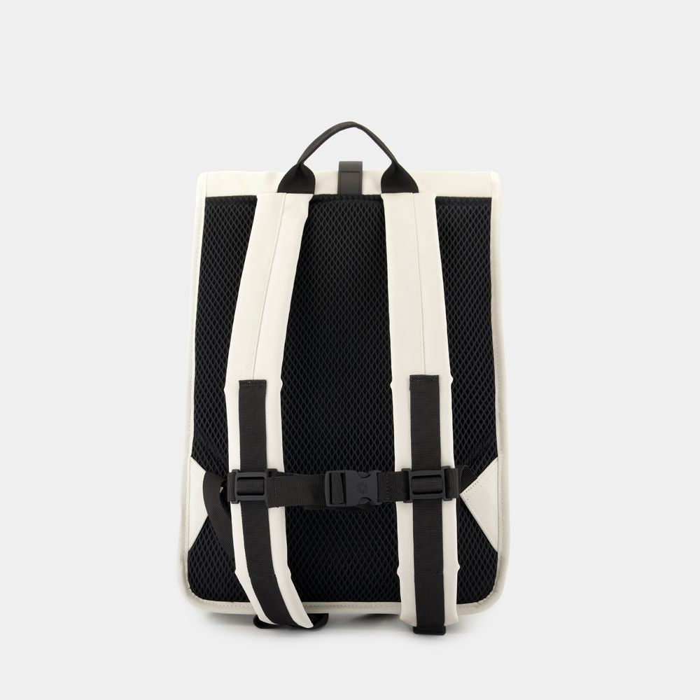 Rains Rolltop Rucksack W3 - Synthetic - White