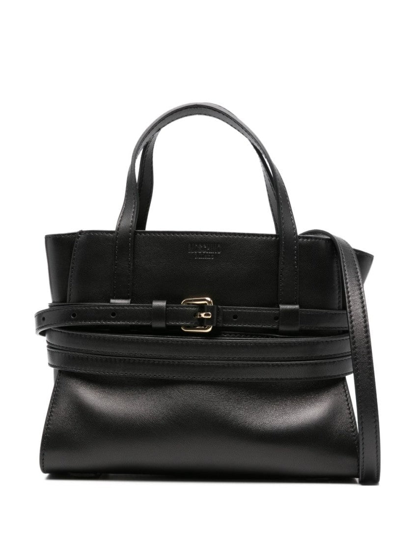 Moschino Structured Black Handbag