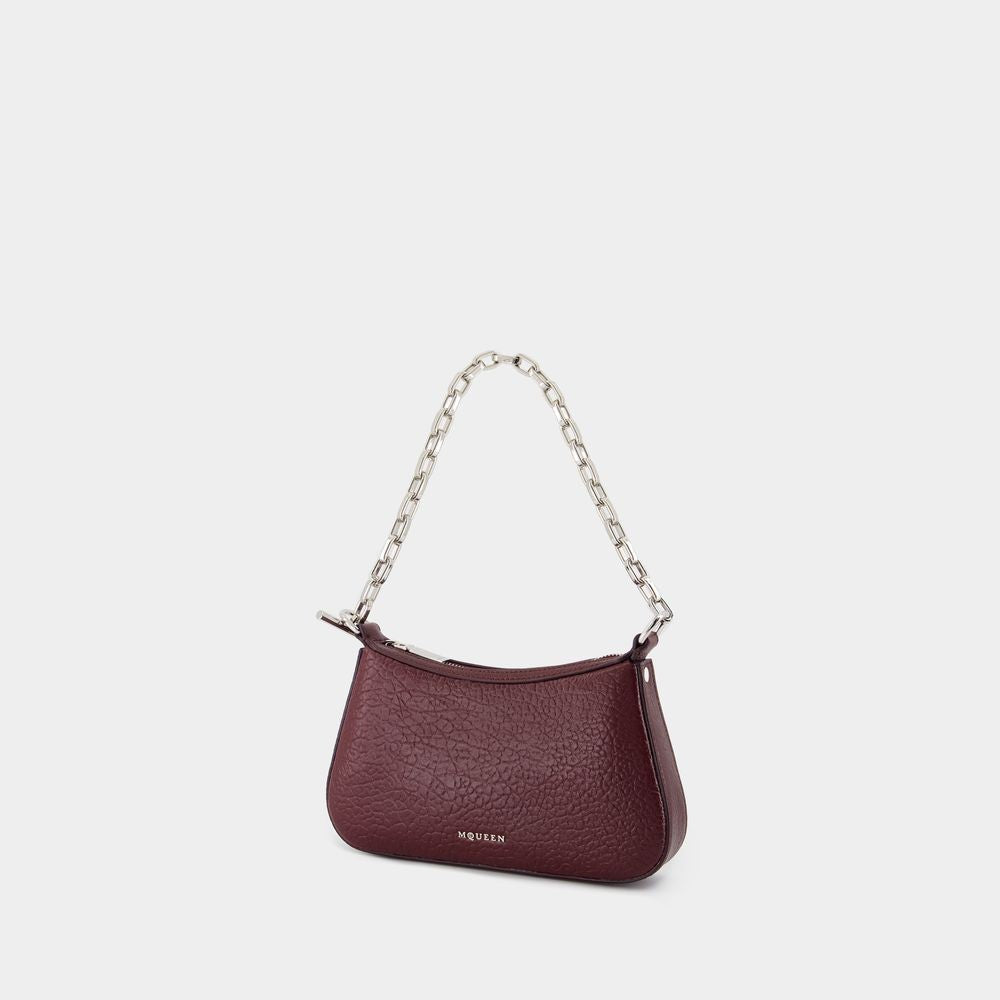 Alexander Mcqueen Mini Cross Bar Purse - Leather - Red