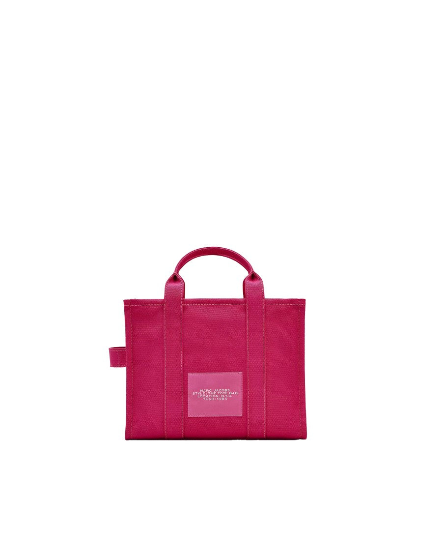 Marc Jacobs Textured Cotton Canvas Small Tote Bag