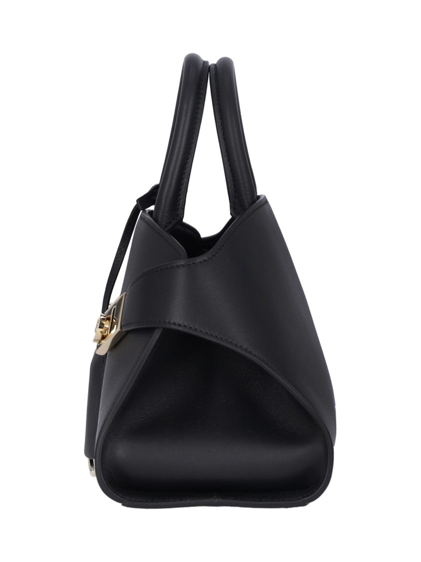 Ferragamo "Hug" Mini Bag Black