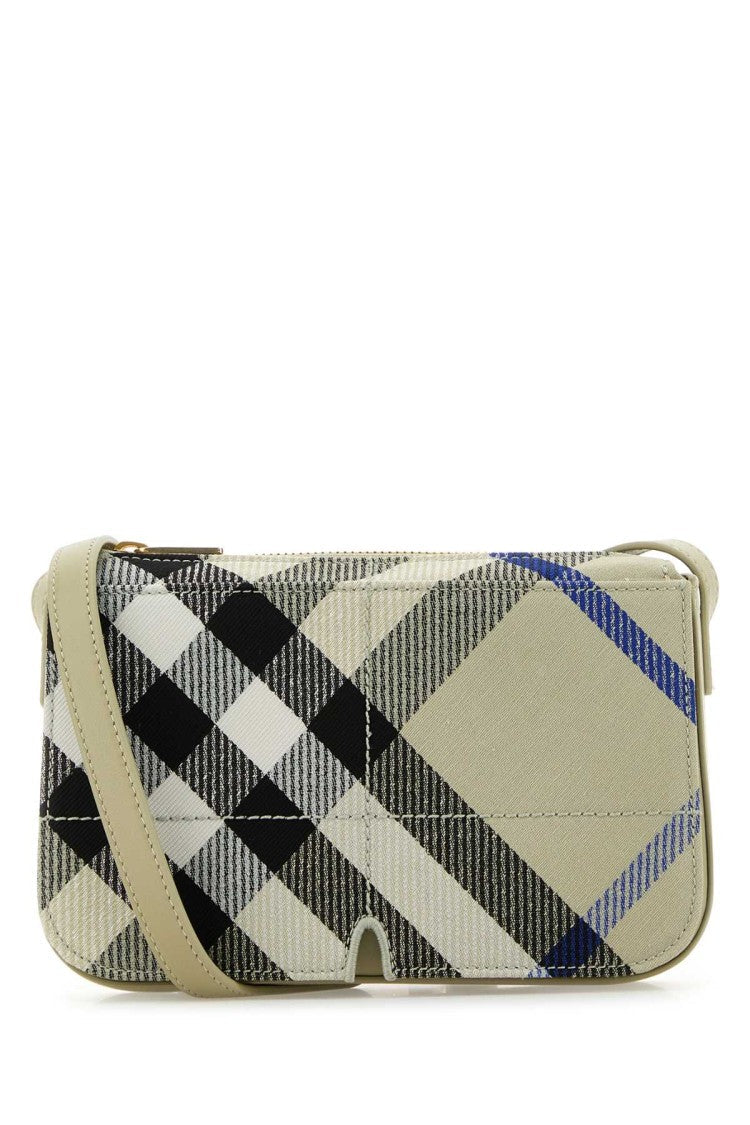 Burberry Embroidered Canvas Snip Crossbody Bag