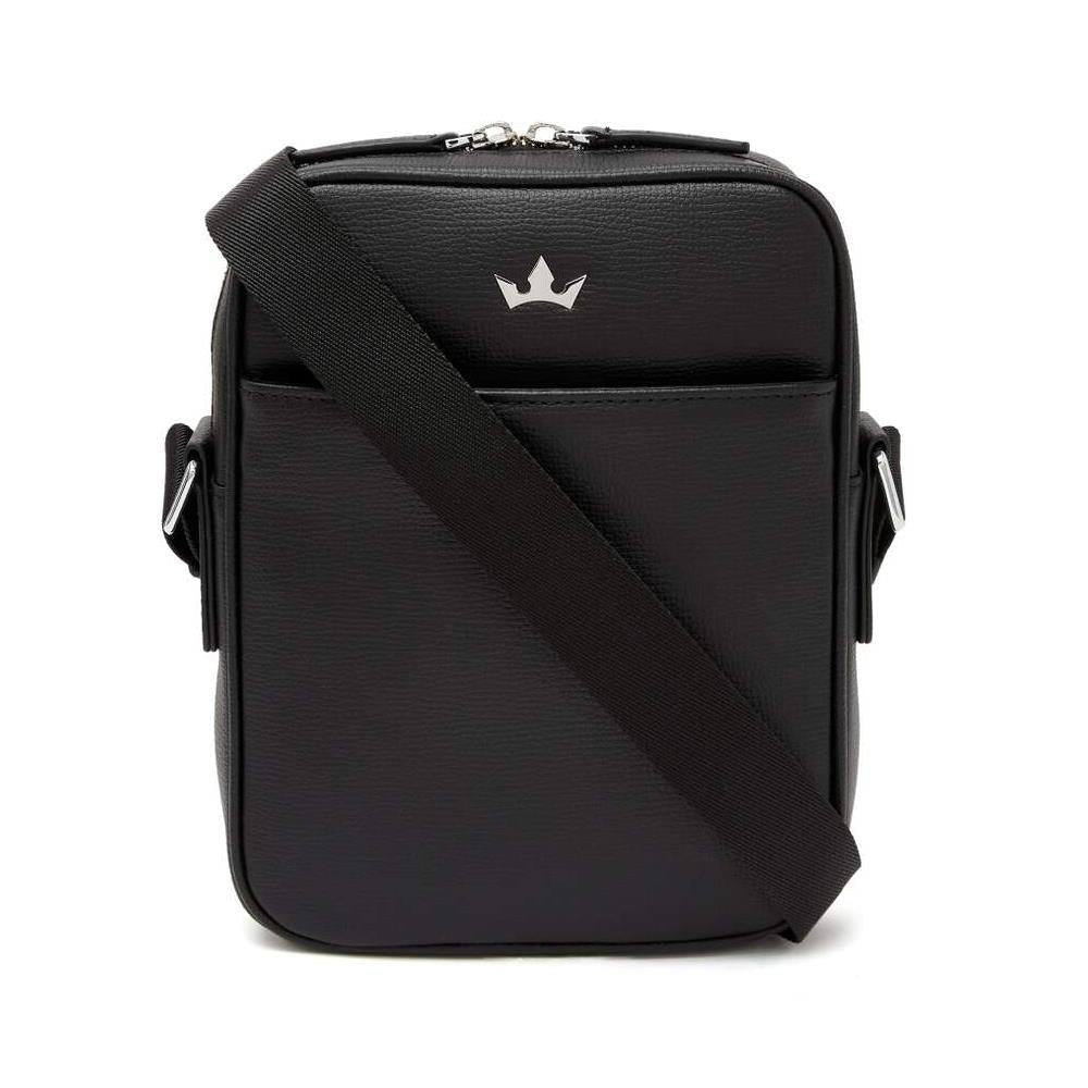 Roderer Award Medium Messenger Bag - Italian Leather Black
