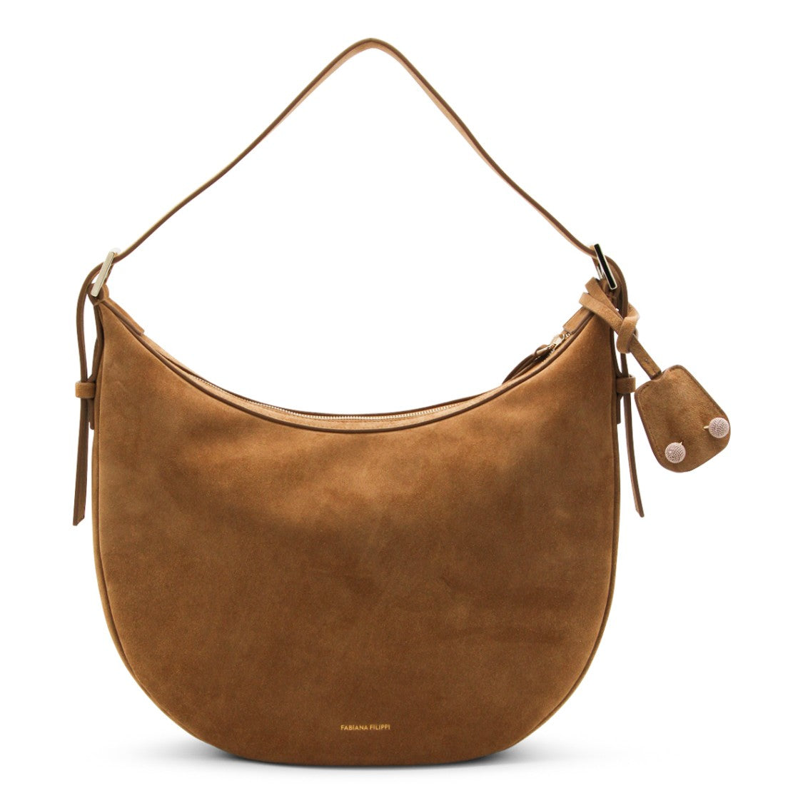 Fabiana Filippi Brown Leather Shoulder Bag