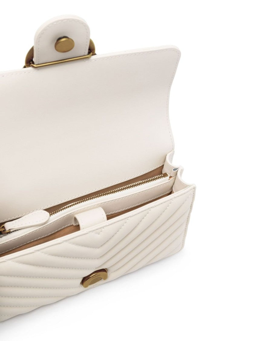 Pinko Rectangular Quilted Leather Bag