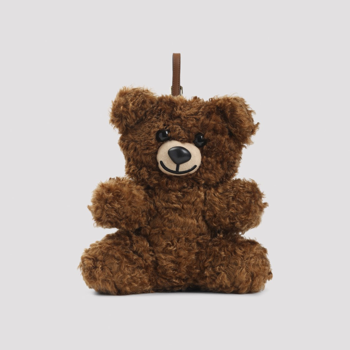 Moschino Teddy Bear Shoulder Bag With Plush Wool Blend