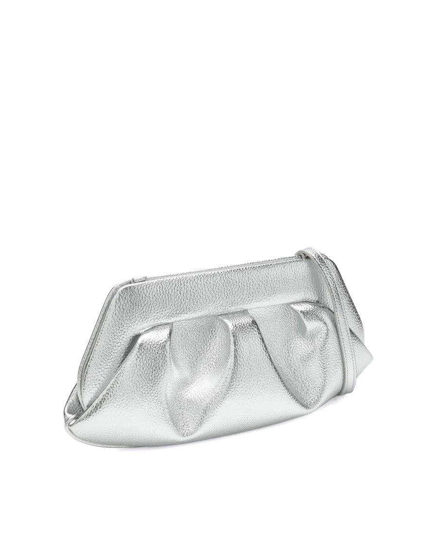 Themoirè Bios Baguette Silver Laminate Bag