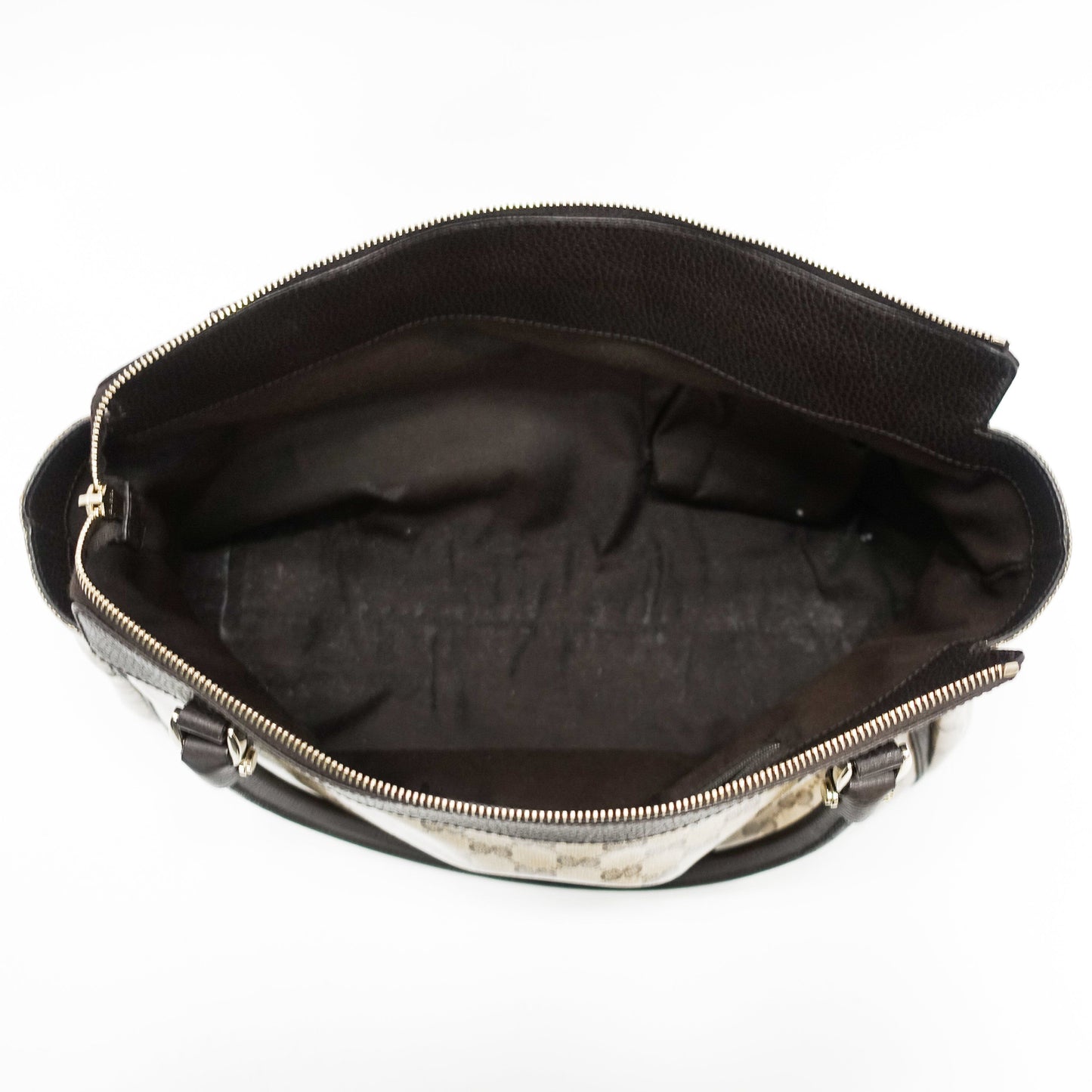 Gucci Abbey GG Pattern Crystal Shoulder Satchel