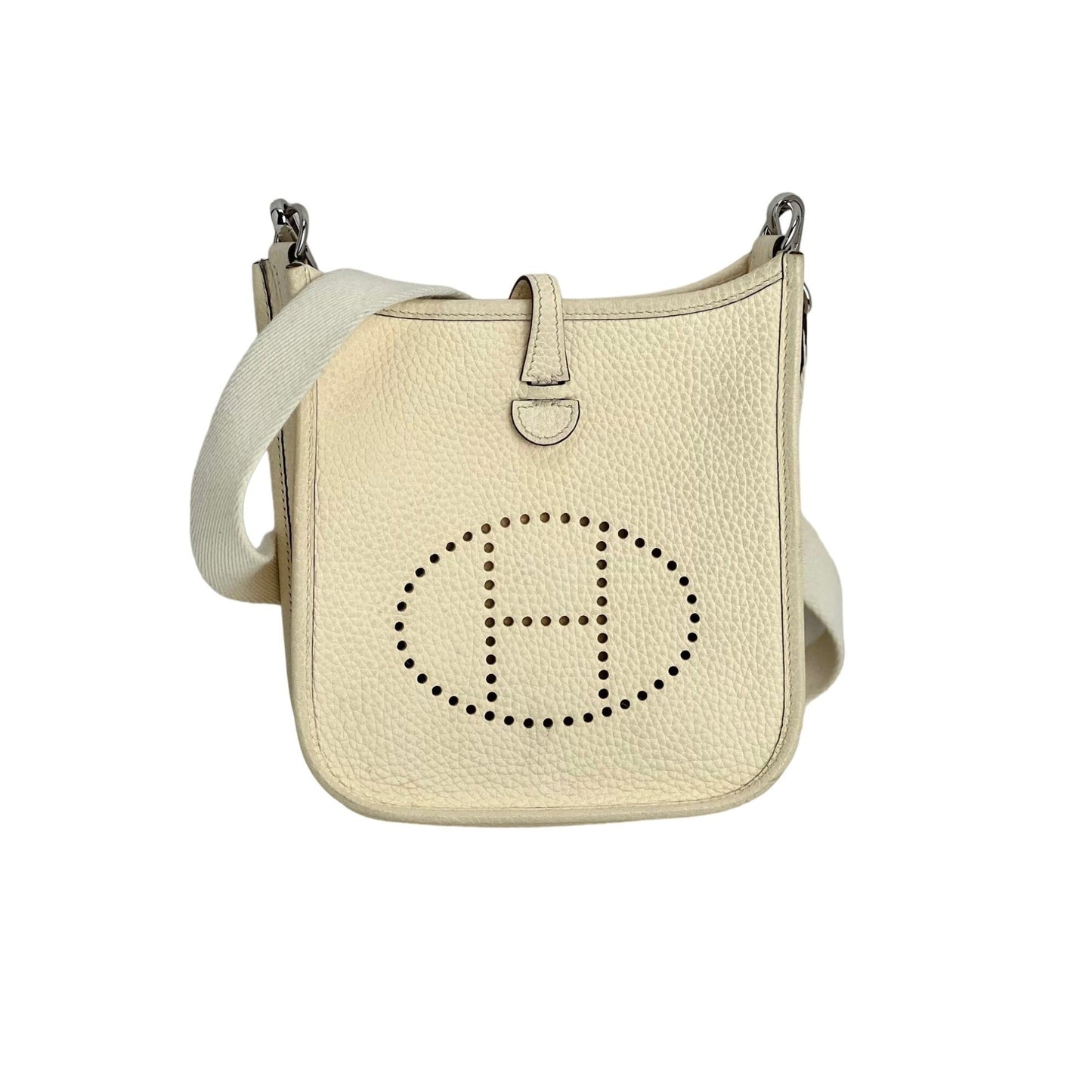 HERMÈS Taurillon Clemence Evelyne TPM Crossbody