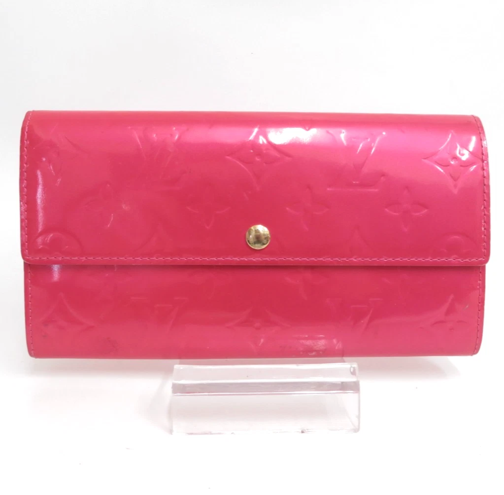 LOUIS VUITTON Monogram Vernis Portefeuille Sarah Long Wallet TH1022