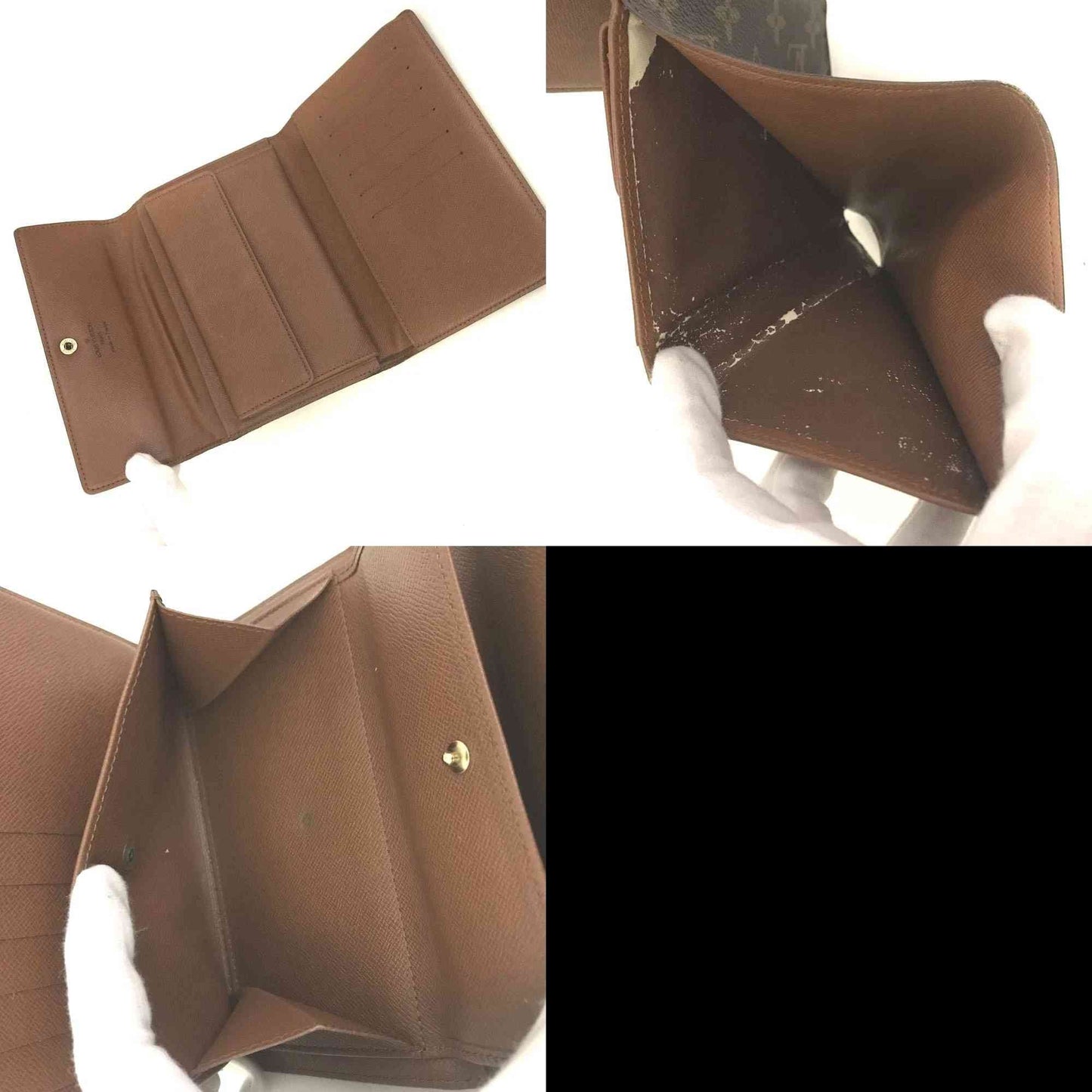 Louis Vuitton Monogram Porte Tresor Etui Papiers Trifold Wallet SP1917