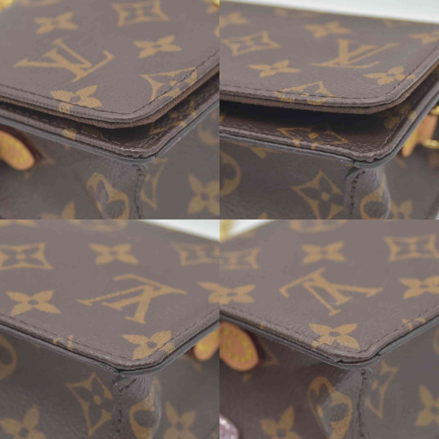 $1750 Louis Vuitton Monogram Wallet On Chain Lily