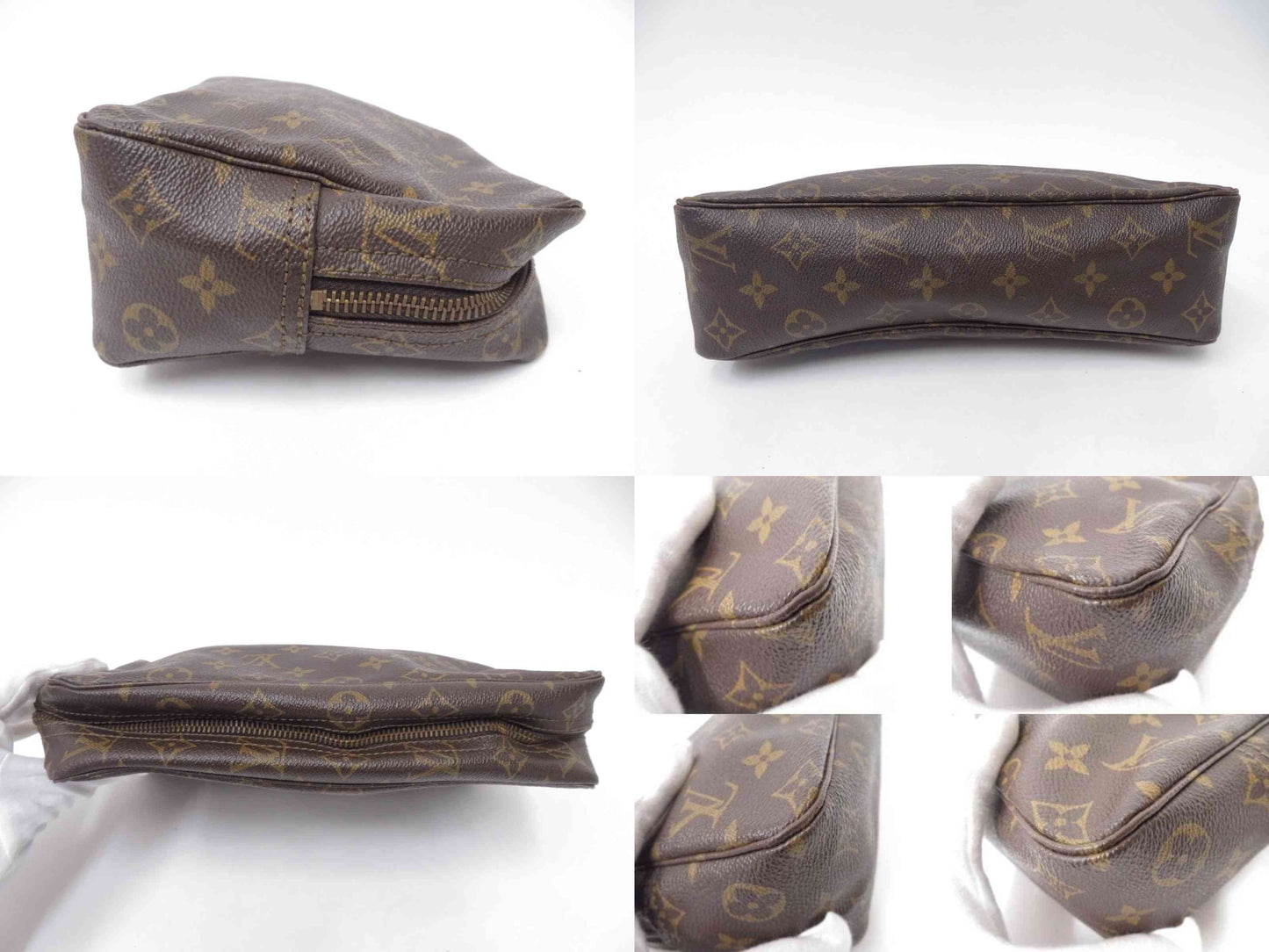 $600 1982 Louis Vuitton Monogram Trousse Toilette 28 Clutch Pouch Bag 821