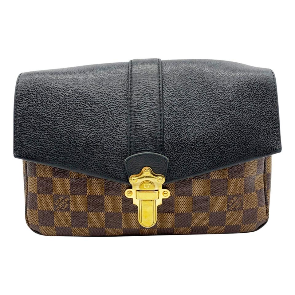 Louis Vuitton Clapton Black Damier Ébène Canvas Cross Body Bag