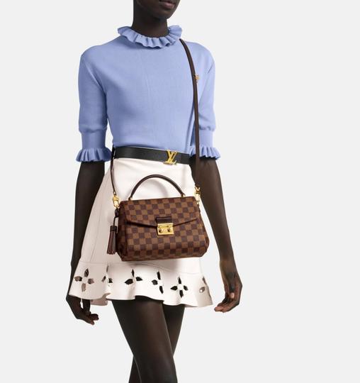 Louis Vuitton Croisette 2017 Brown Damier Ébène Canvas Shoulder Bag