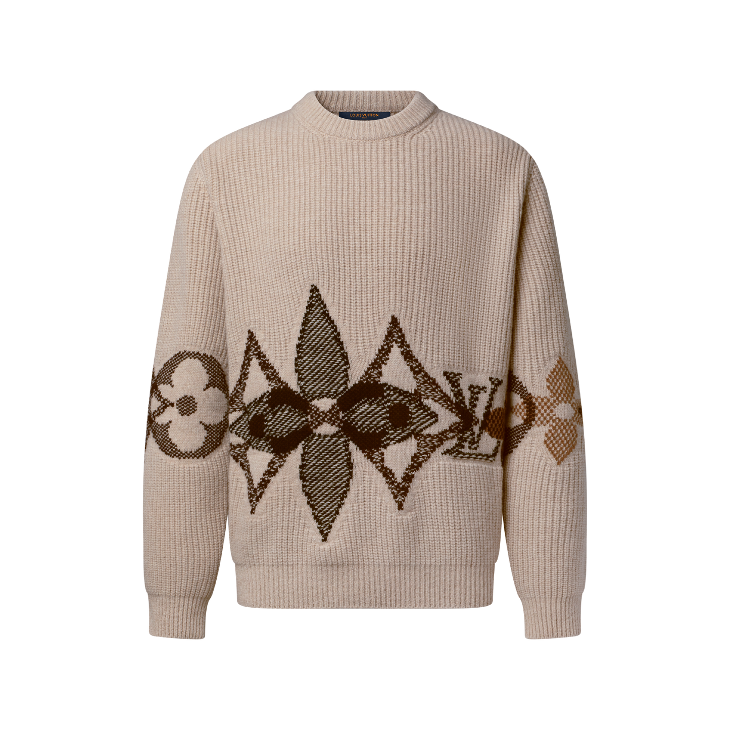 Graphic Knitted Crewneck