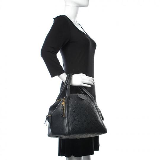 Louis Vuitton Marais Mm Empreinte Black Leather Satchel