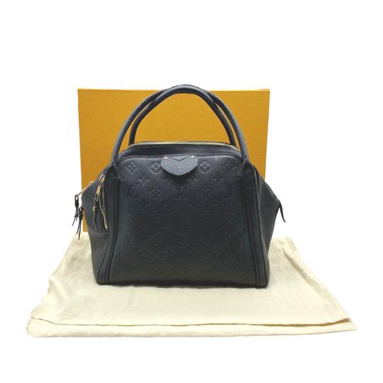 Louis Vuitton Marais Mm Empreinte Black Leather Satchel