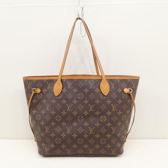 Louis Vuitton Neverfull Neo Mm Cerise with Pouch Brown Monogram Canvas Shoulder Bag