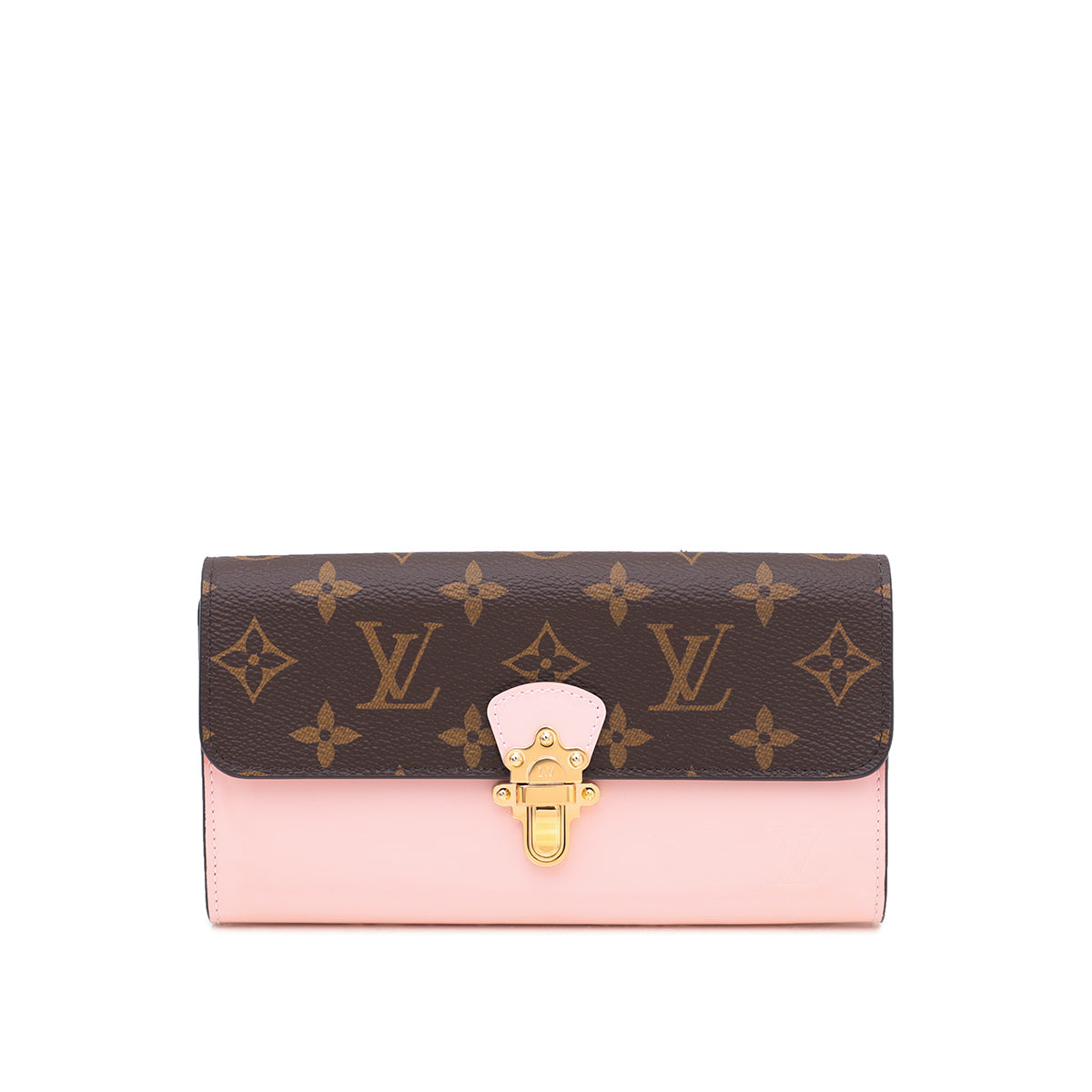 Louis Vuitton Rose Ballerine Monogram Vernis Cherrywood Wallet