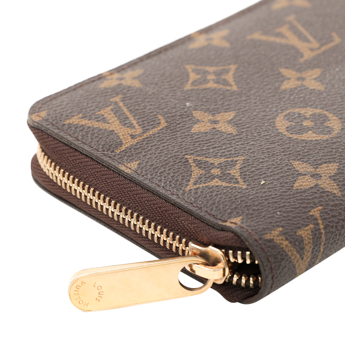 Louis Vuitton Brown Monogram Zippy Wallet