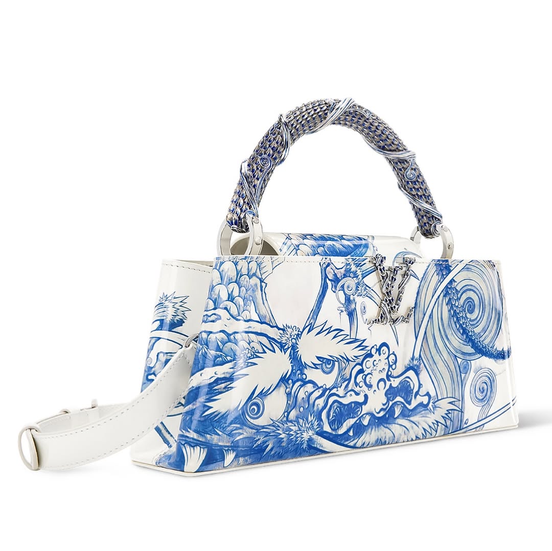 Capucines Ew Dragon Bag (M27201) from Louis Vuitton x Takashi Murakami Collection