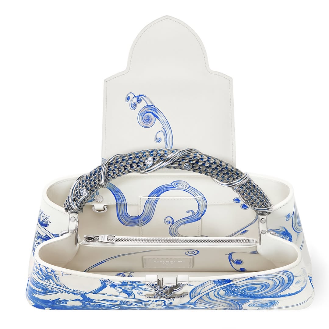 Capucines Ew Dragon Bag (M27201) from Louis Vuitton x Takashi Murakami Collection