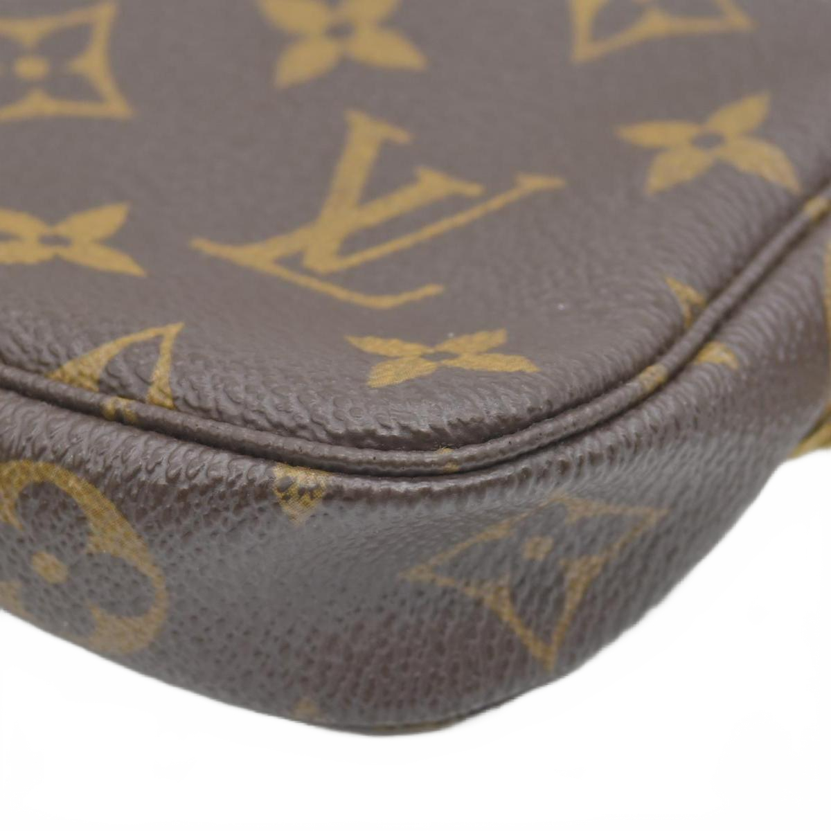 $810 Louis Vuitton Monogram Mini Pochette Accessories FL0025