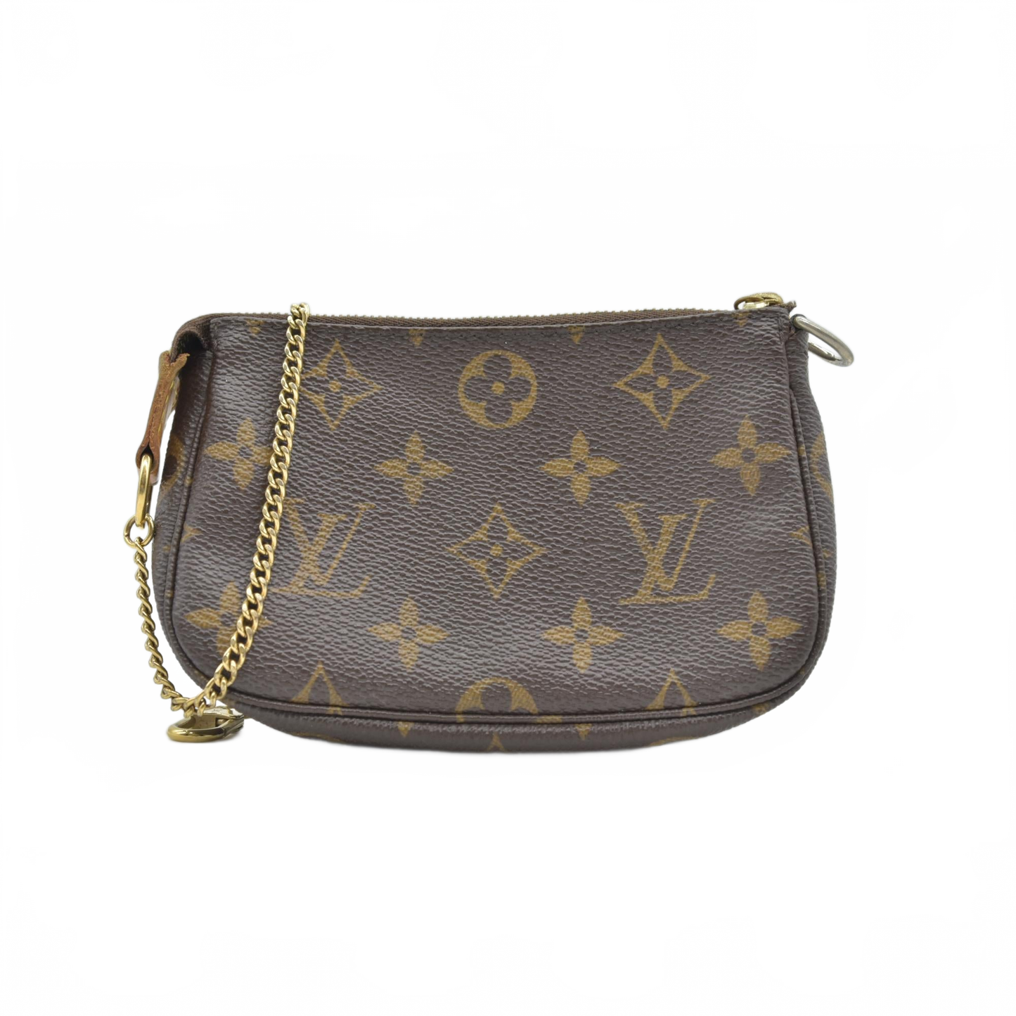 $810 Louis Vuitton Monogram Mini Pochette Accessories FL0025