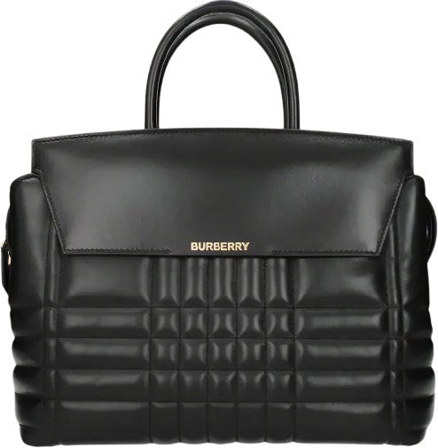 Burberry Quilted-Block Handbag
