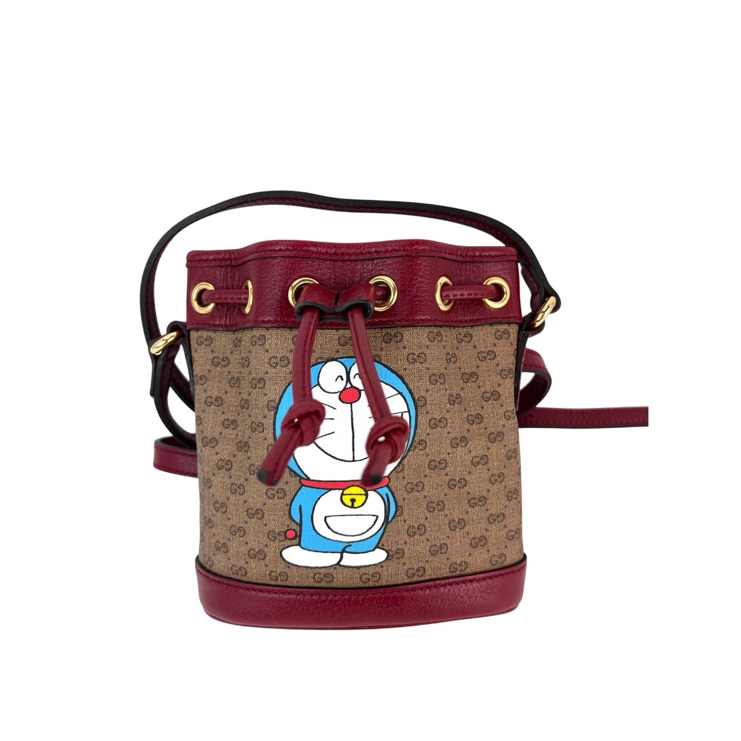 Gucci x Doraemon GG Supreme Mini Bucket Bag