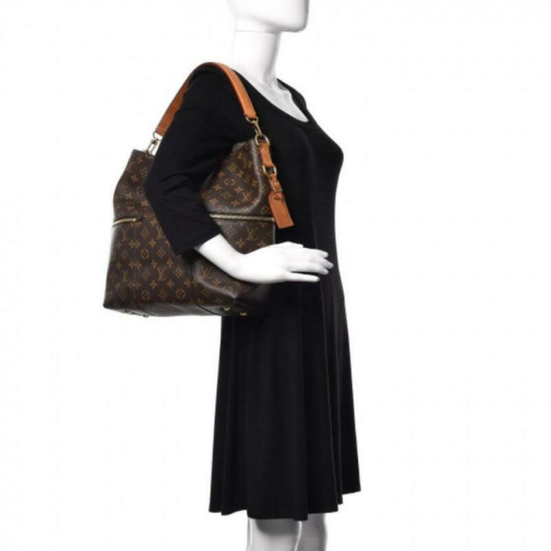 Louis Vuitton Melie Brown Monogram Canvas Hobo Bag