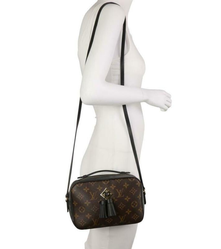 Louis Vuitton Saintonge Black Monogram Canvas Shoulder Bag