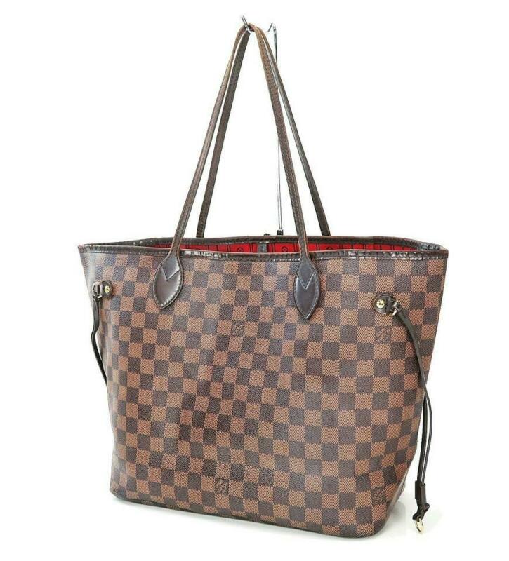 Louis Vuitton Neverfull Mm Brown Damier Ébène Canvas Tote