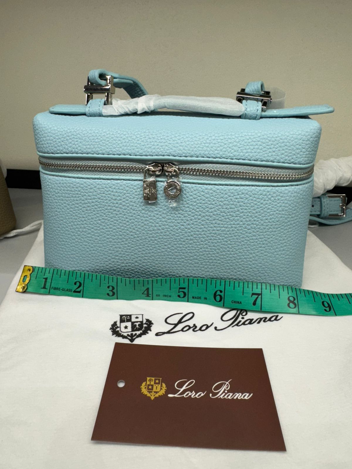 LORO PIANA Extra Pocket L19 Handbag (Sky Blue)