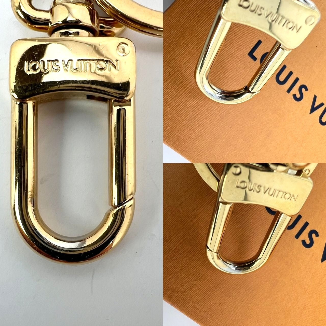 Louis Vuitton LV Circle Key Holder Bag Charm