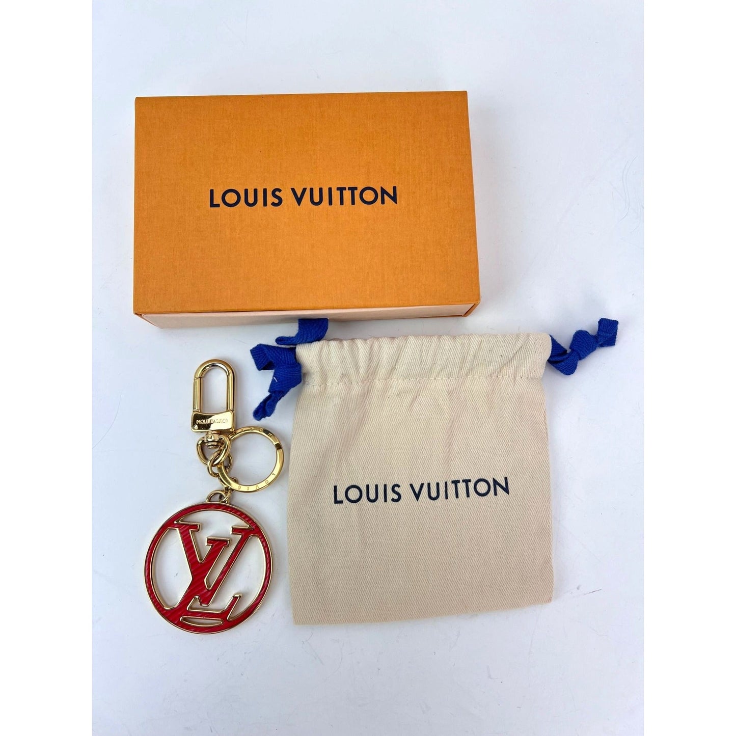 Louis Vuitton LV Circle Key Holder Bag Charm